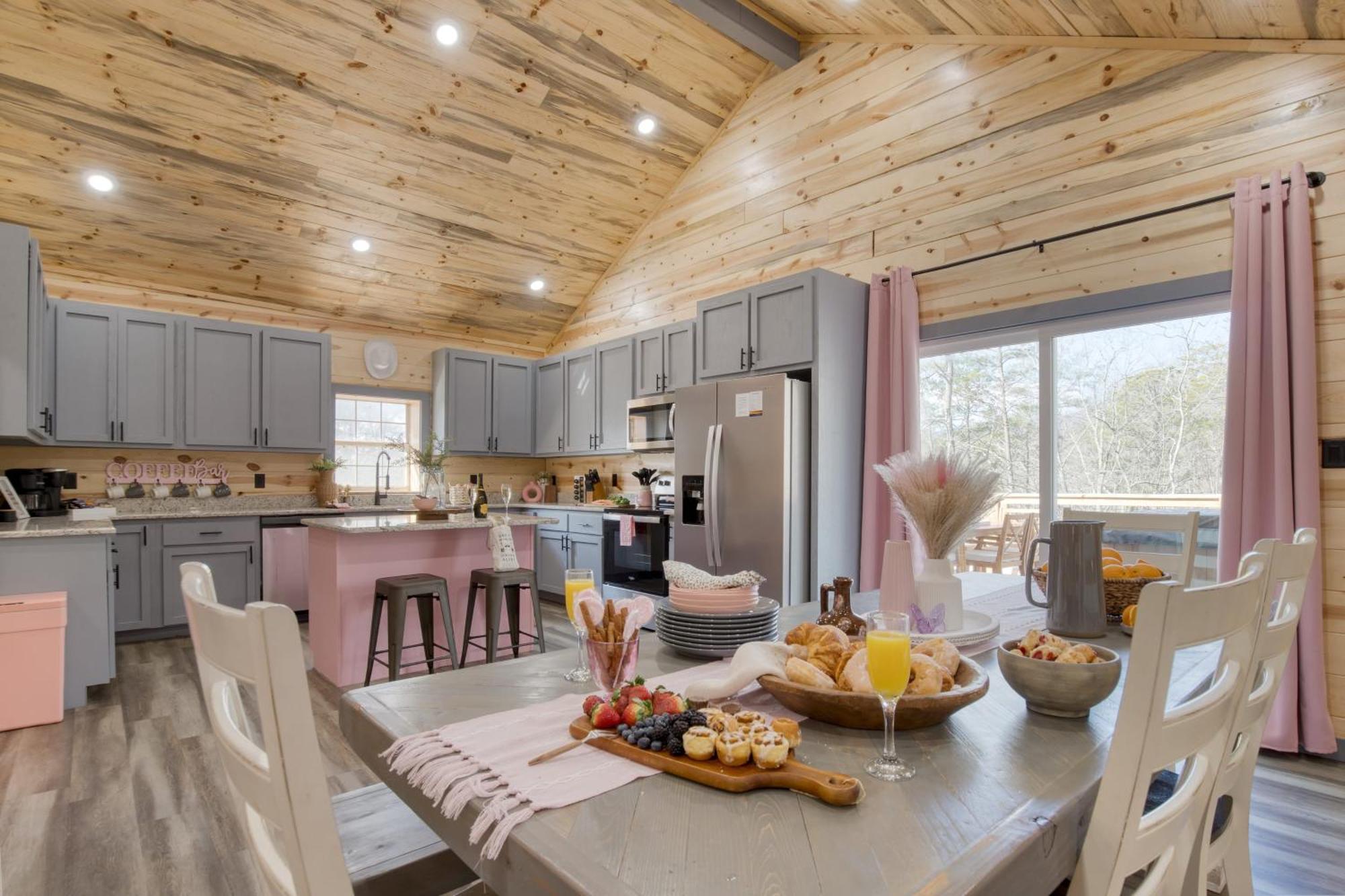 Pink Pines Avantstay Luxury Aesthetic Dream Home Indoor Pool Hot Tub Pigeon Forge Kültér fotó
